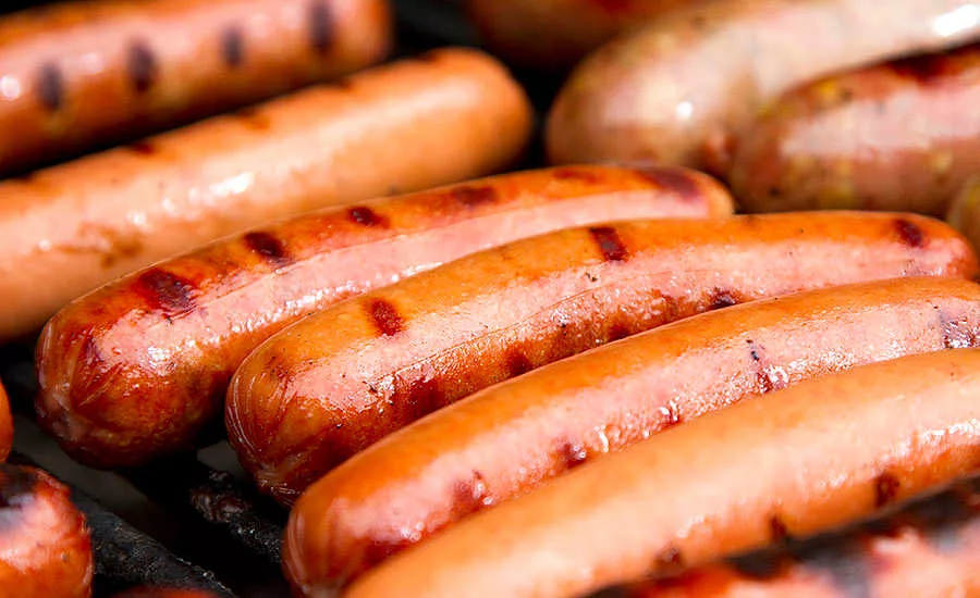 Grilled Hot Dogs
