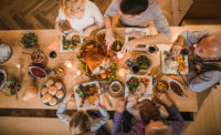 Family Around Table for Holiday Meal