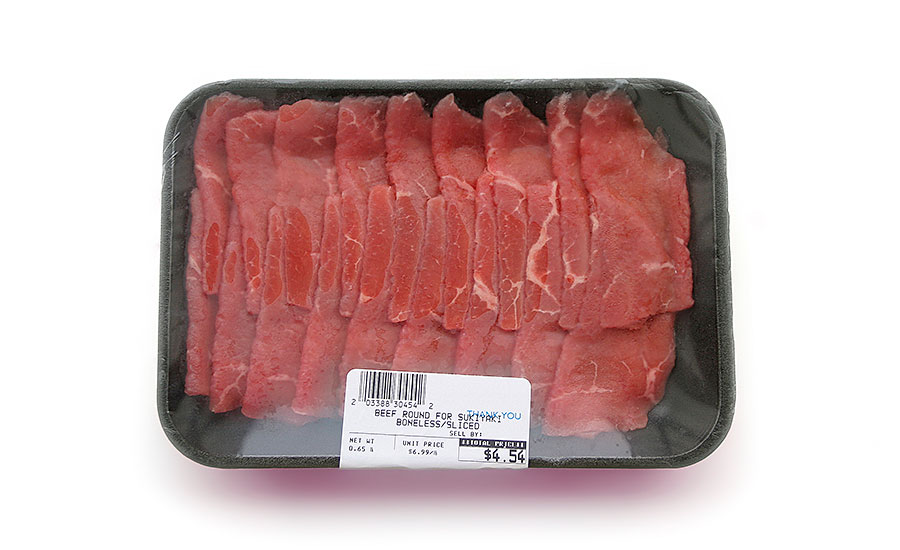 Packaged Beef Round for Sukiyaki