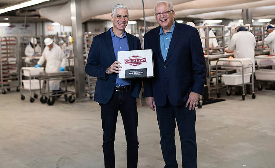 Todd Simon and Bruce Simon of Omaha Steaks