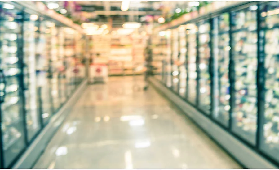 grocery store refrigerated aisle