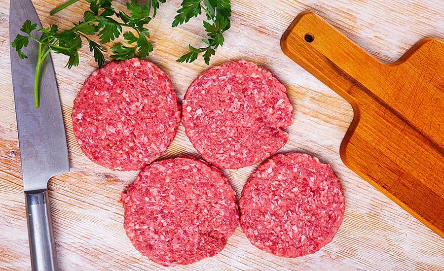 hamburger patties
