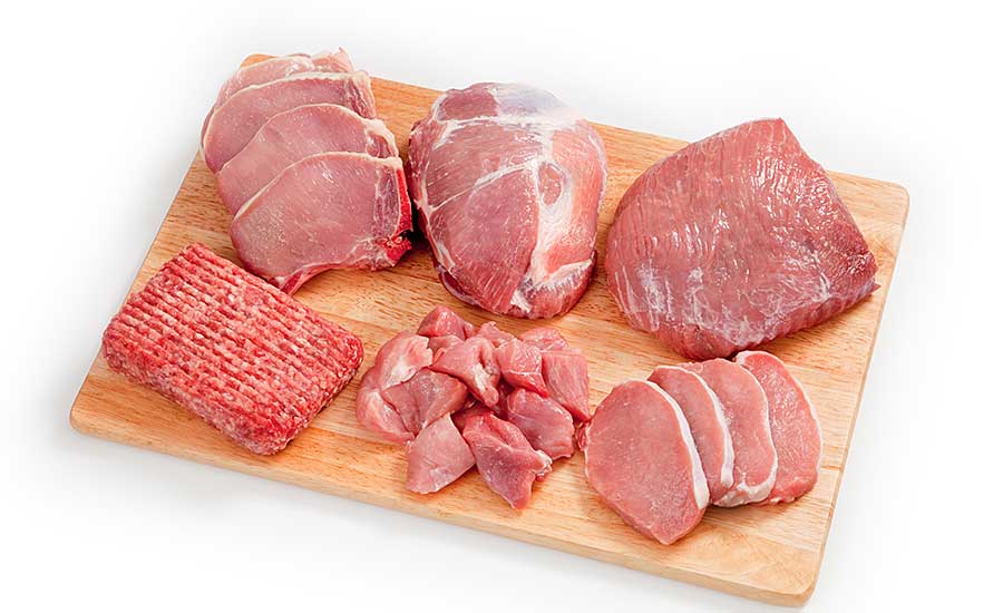 raw meats on a board