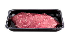 steak in sustainable packaging