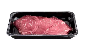 steak in sustainable packaging