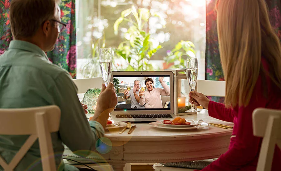 virtual family gathering