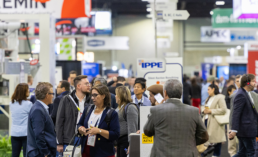 Crowd shot of IPPE attendees.