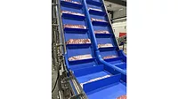 a sanitary incline belt conveyor a sanitary incline belt conveyor