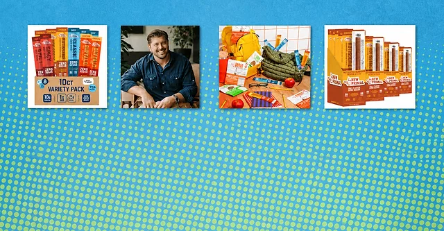 The images feature The New Primal brand