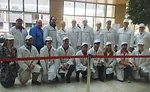 Group photo of various meat science students from around the country who helped the judges at IFFA Quality Competition