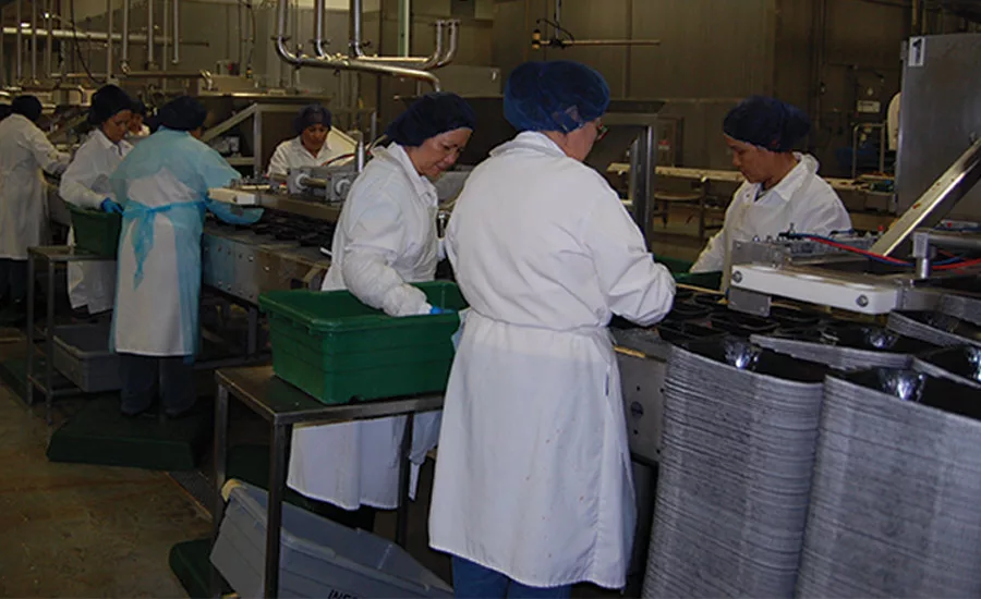 Michael Angelo's utilizes automation wherever possible, but some products still require hand-layering by employees