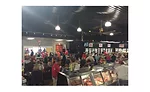Customers inside the Dewig Meats retail store