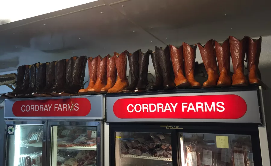 Cordray Farms alligator boots
