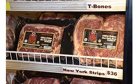 Steaks are one of Raider Red Meats' specialties
