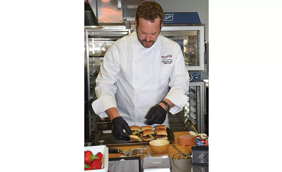 Executive Chef Jared Case oversees the St. Louis Innovation Center