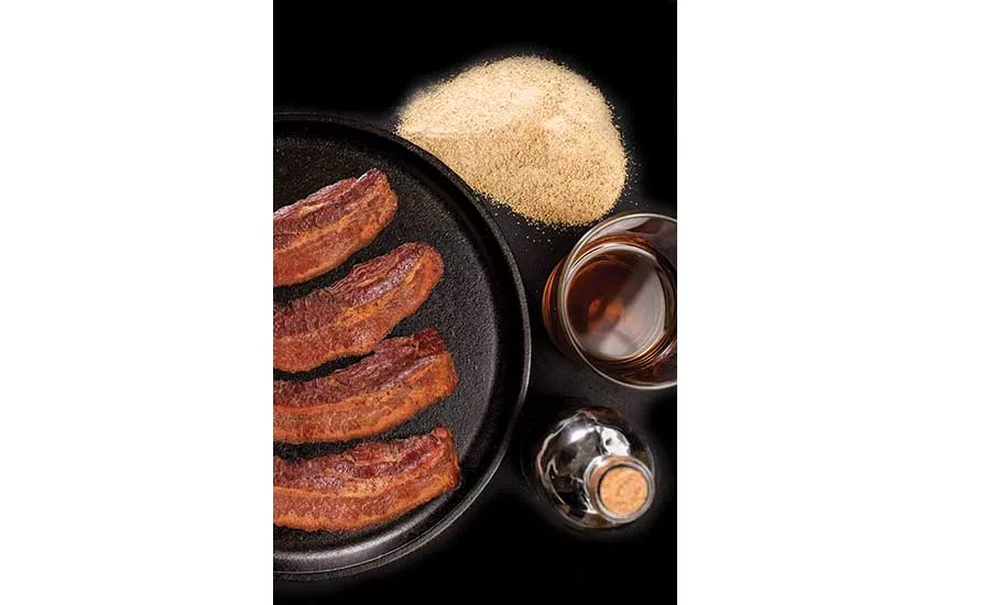 Slices of Cooked Turkey Bacon