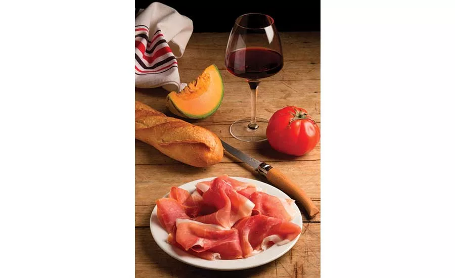 Bayonne Ham Slices on Plate