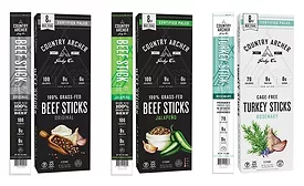 Country Archer Beef Sticks and Turkey Sticks