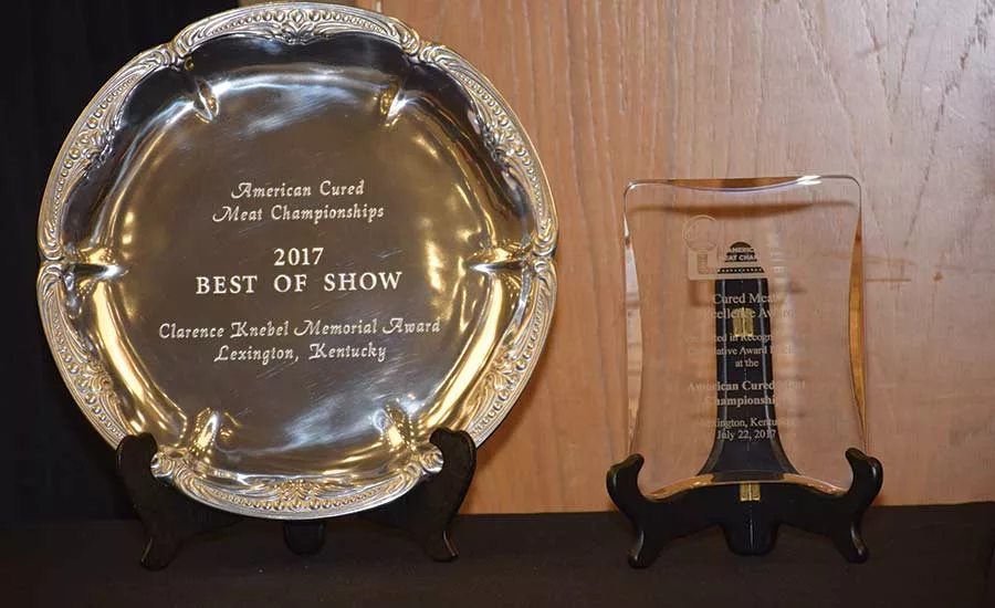 2017 American Cured Meat Championships Best of Show Award