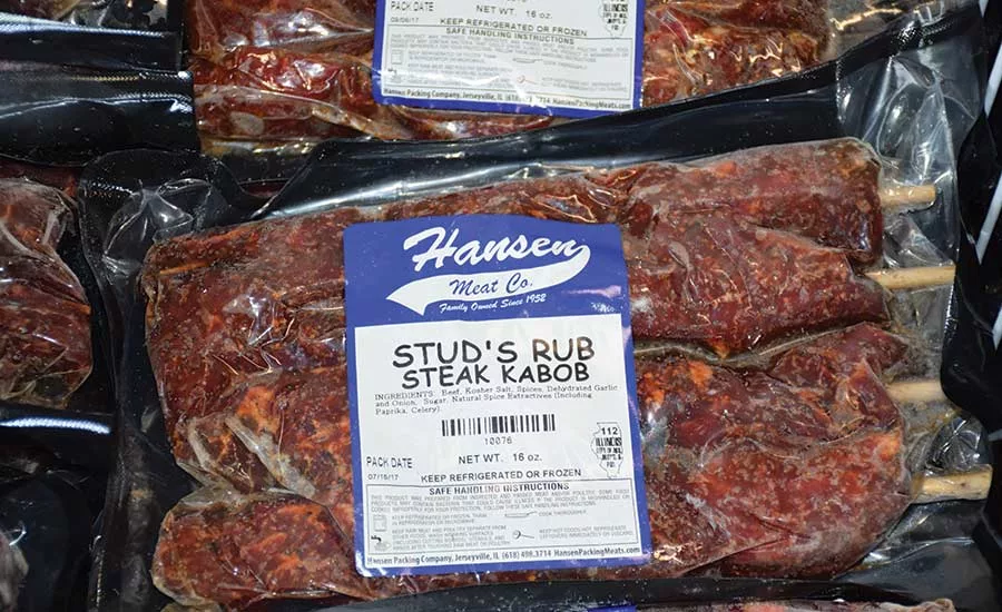 Hansen Meats Stud's Rub Steak Kabob