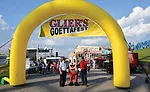 Dan and Dave Glier with Their Mascot Mr. Goetta