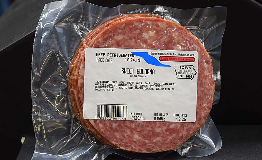 Dayton Meat Products Packaged Sweet Bologna