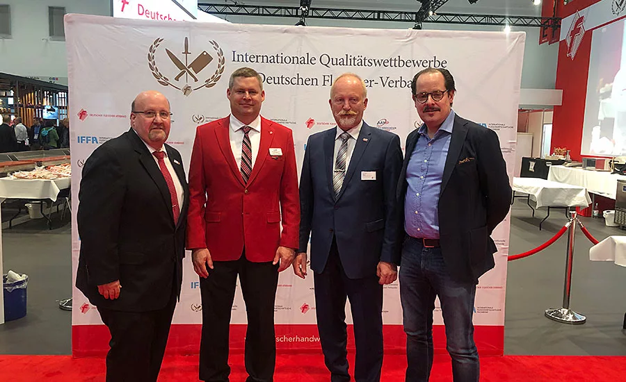 Chris Young, Chad Lottman, and Members of the German Butchers Association