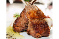cooked rack of lamb