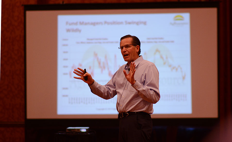Dan Basee, president of Ag Resource Co., at the 2015 Feeding Quality Forum