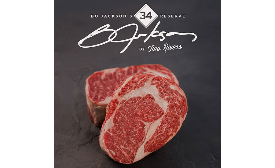 Bo Jackson's 34 Reserve by Two Rivers, featuring fresh cuts of USDA-graded Choice beef