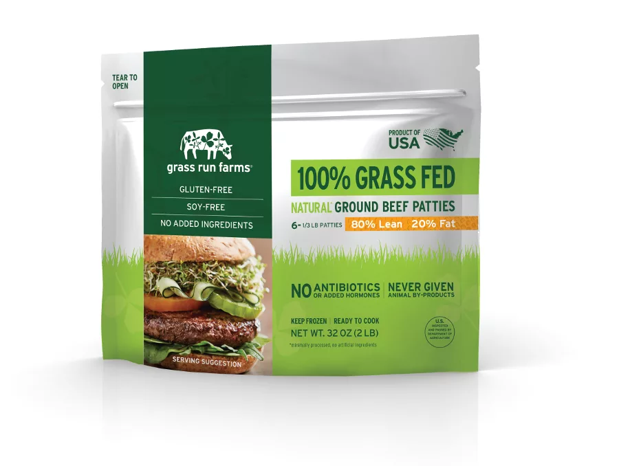 Grass RUn Farms IQF patties