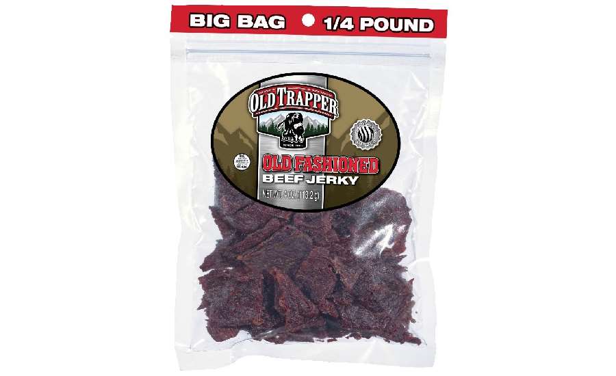 OLD TRAPPER 79694223057 Beef Jerky, Teriyaki Flavor, 0.25 lb Bag D&B Supply