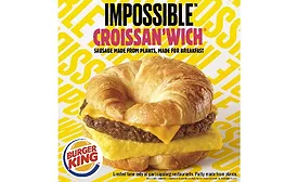 Burger King Impossible Crossainwich