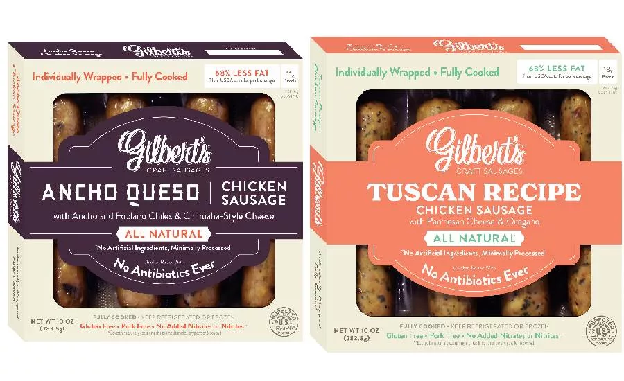 Gilbert's Craft Sausages flavors