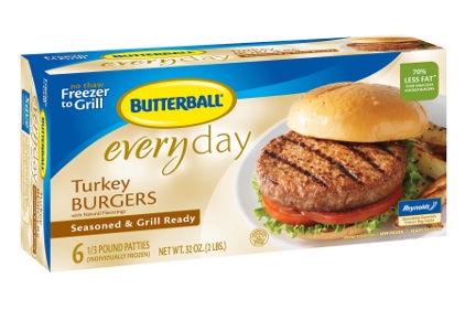 Butterball Everyday Frozen burgers large