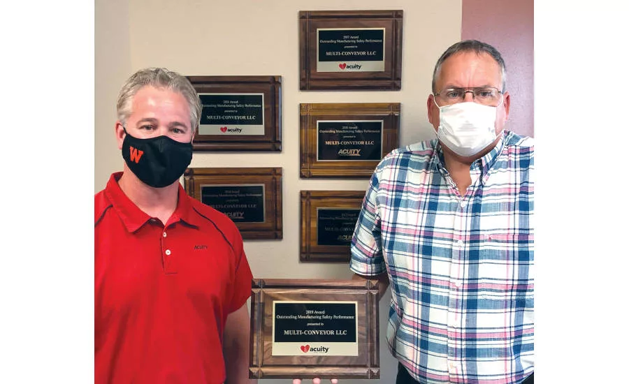 Multi-Conveyor safety award