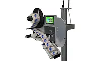 Signode package labeler Signode package labeler