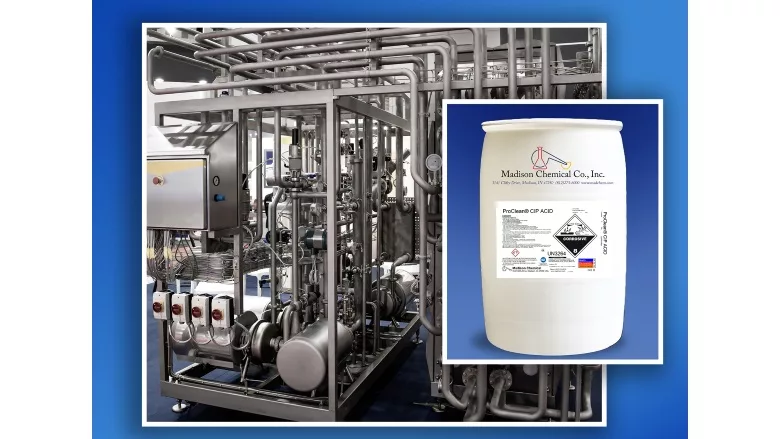 ProClean CIP ACID removes film, oxides, milkstone, and more from food and beverage processing plants