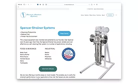 Spencer Strainer unveils new website