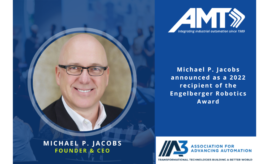 AMT founder named for Engelberger Robotics Award for Leadership