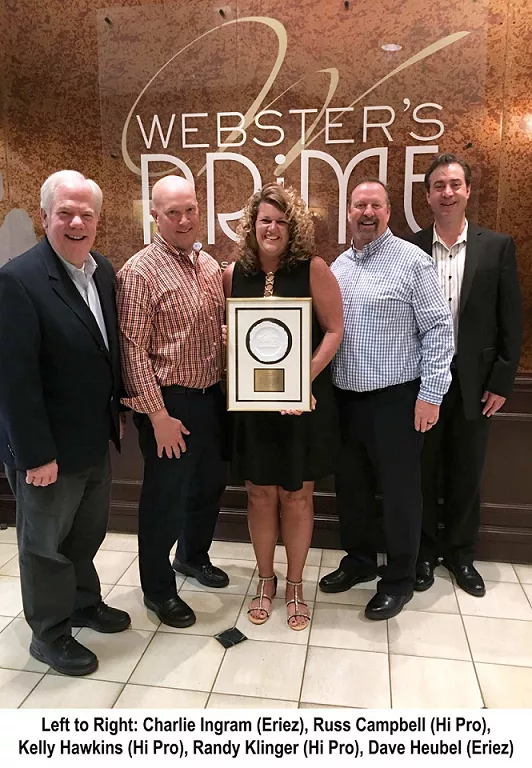 Eriez sales award