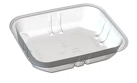 Clearly Clean overwrap tray