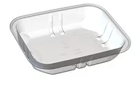 Clearly Clean overwrap tray