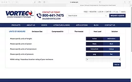 Vortec Heat Load Calculator