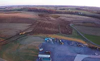 Construction of Bell & Evans' new chicken harvest facility