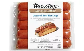 True Story Pasture-raised Uncured Beef Hot Dogs