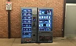 RJ's Meats vending machine is well-lit, even at night