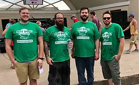 Hudson Days' Hot Dog Eating Contest Top Three Finishers