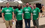 Hudson Days' Hot Dog Eating Contest Top Three Finishers
