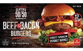 50/50 Beef & Bacon Burgers